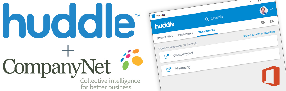 Huddle and CompanyNet logos